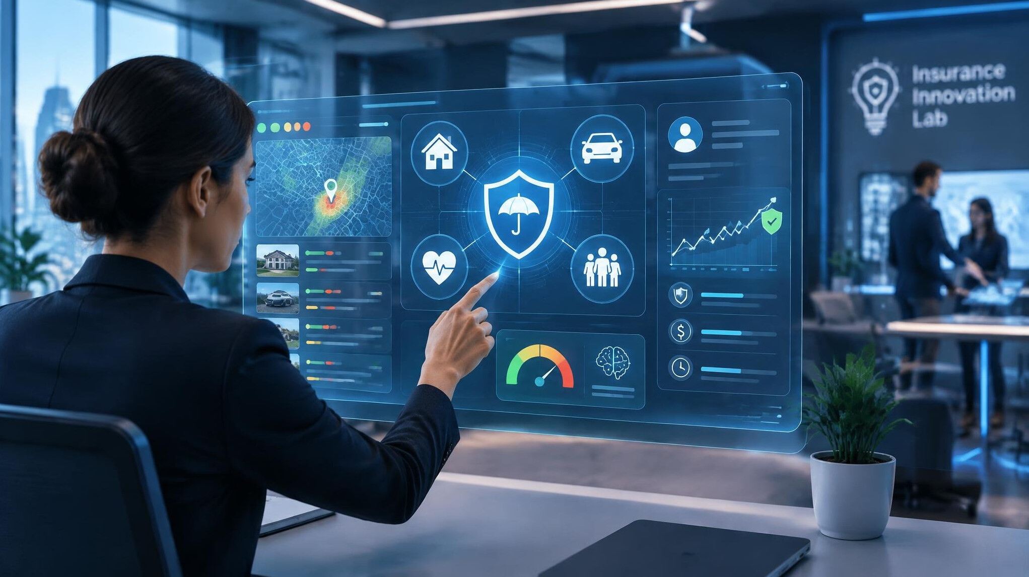 modern insurance technology interface