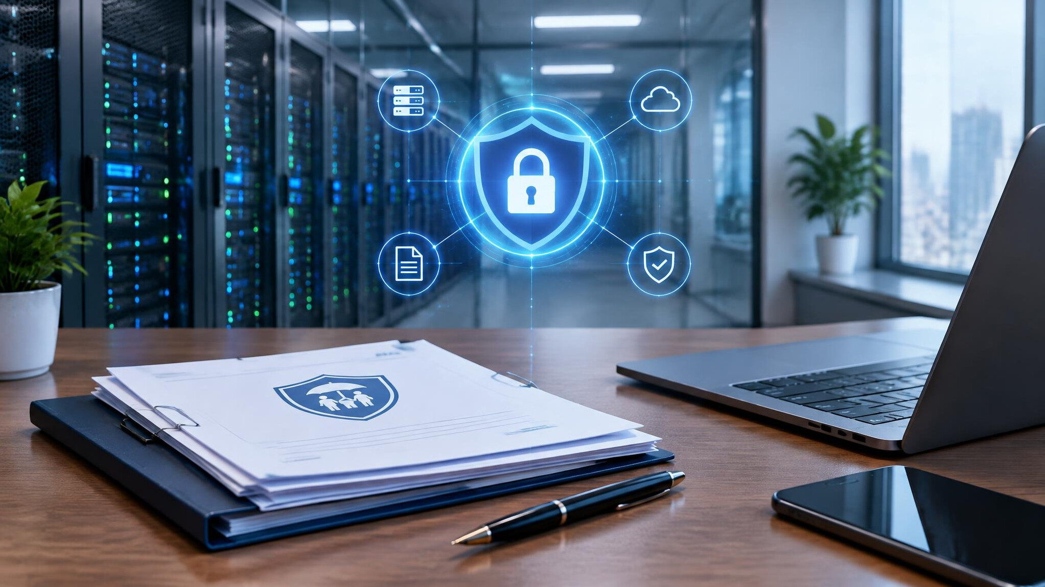 secure data server room