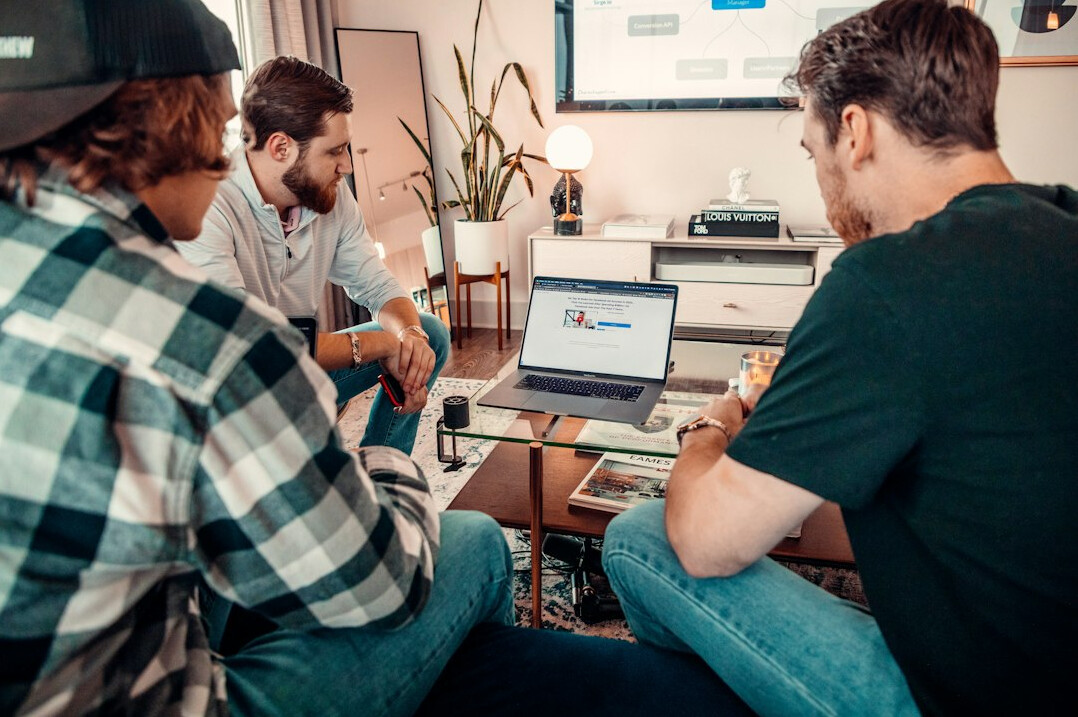team of programmers collaborating